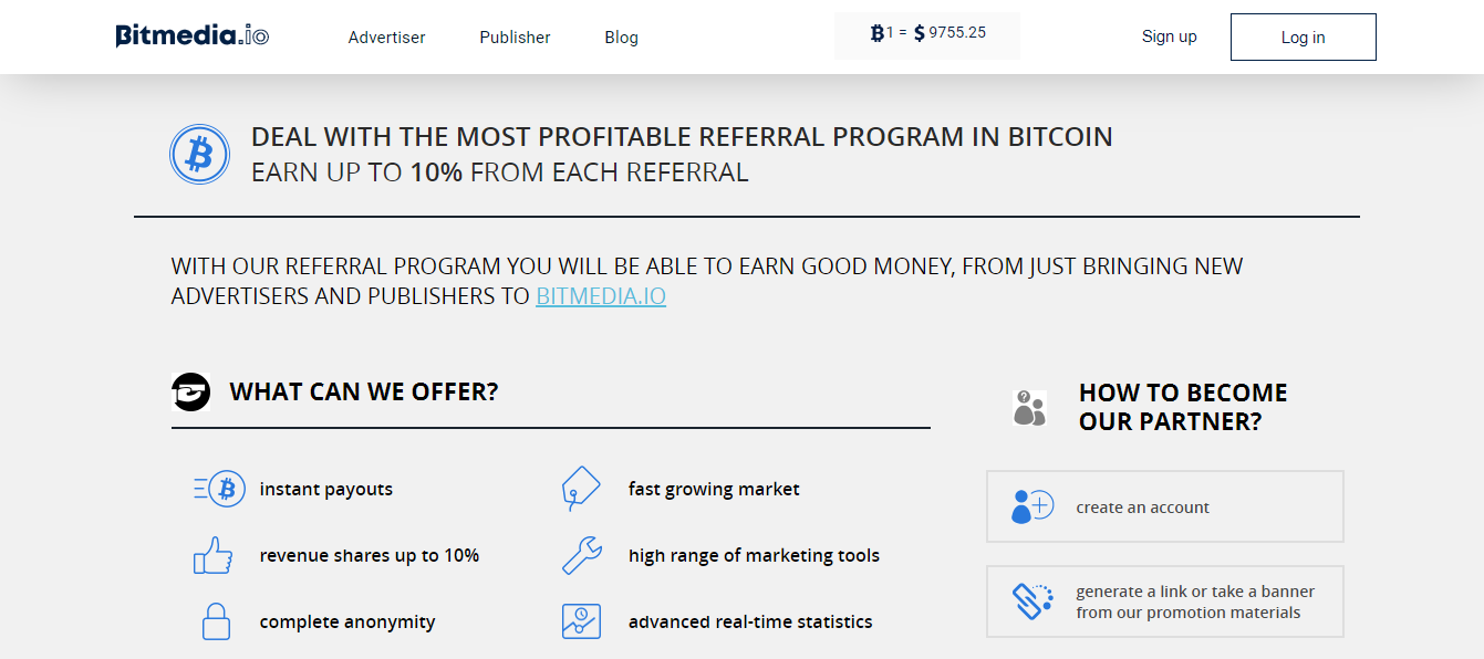 Bitmedia Affiliate Program