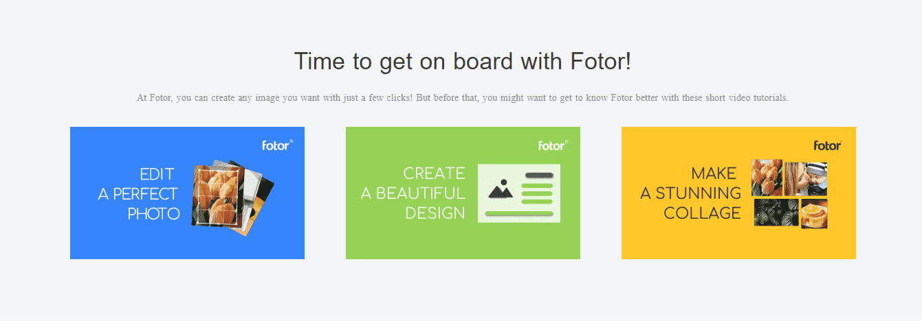 Fotor Features