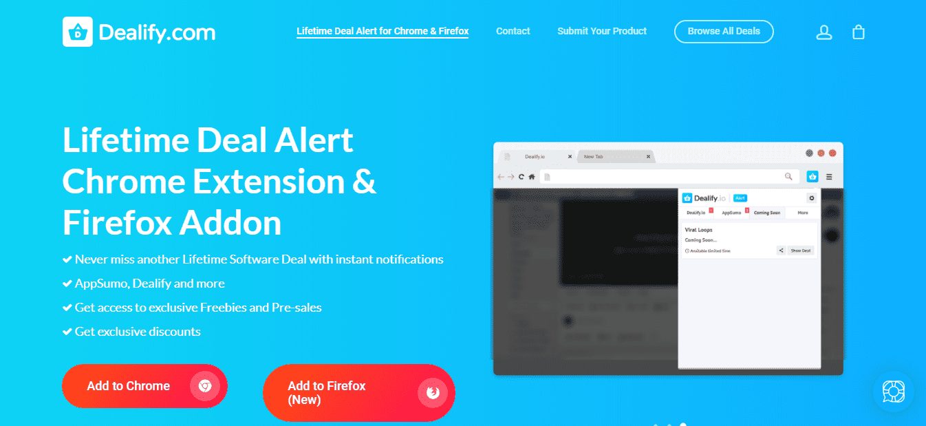 Dealify Chrome extension