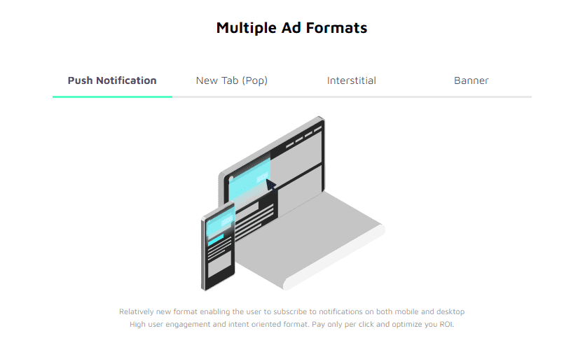 AdMaven Ad Formats