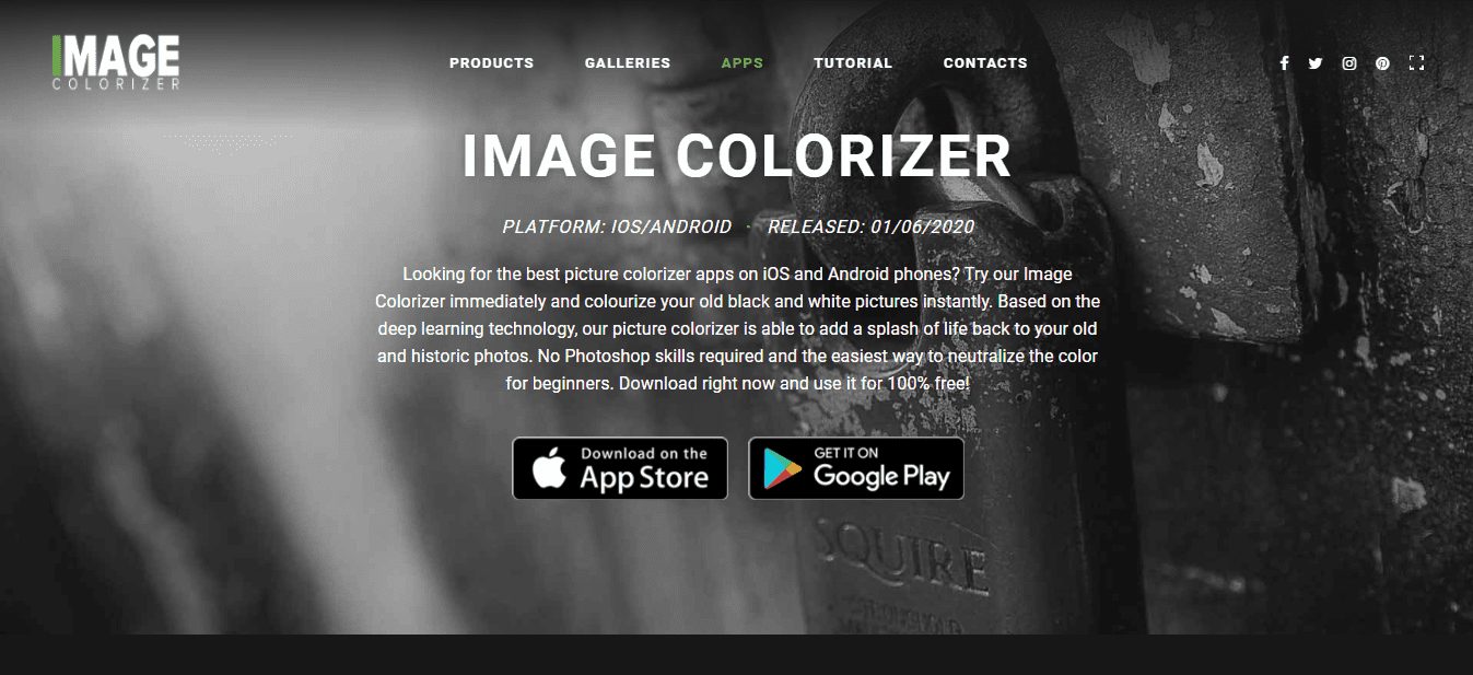 Picture Colorizer app