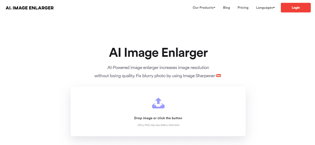 ai image enlarger out of dimensions limit