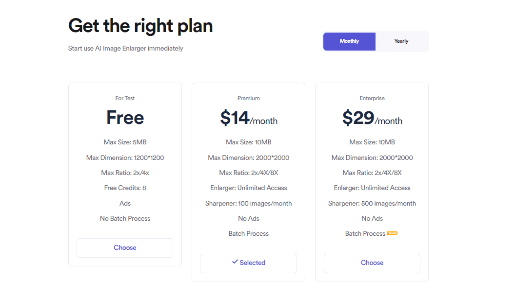 Imglarger Pricing