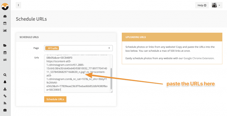 fptraffic url scheduler