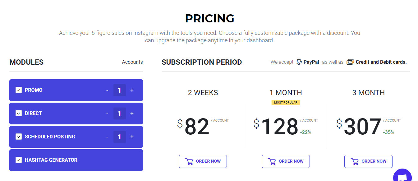 Ingramer pricing