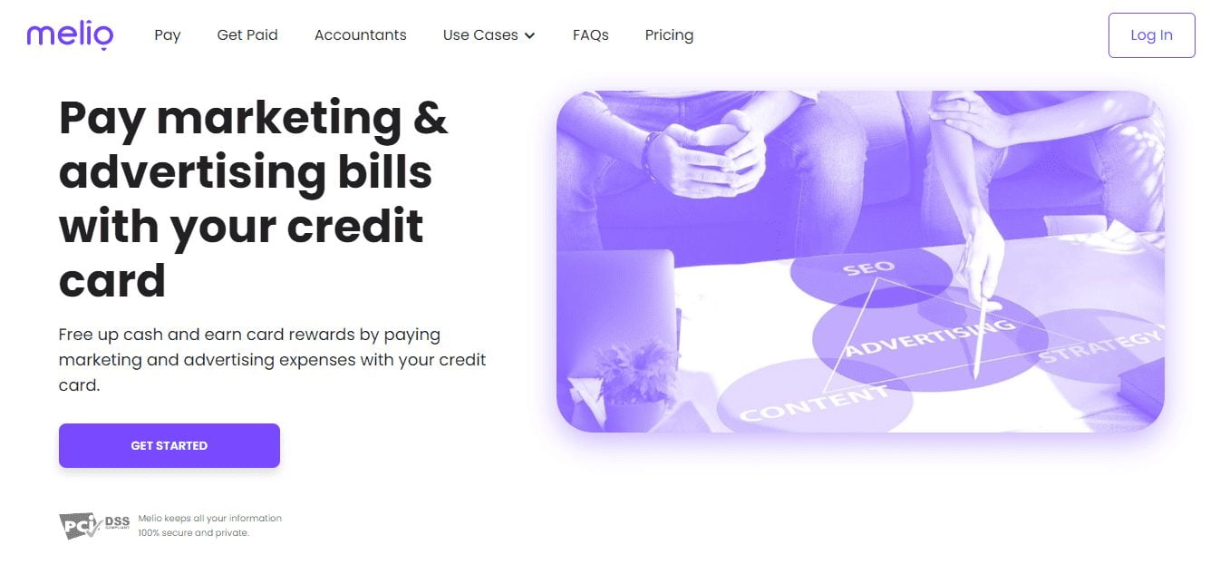 Pay with Credit Card using Melio