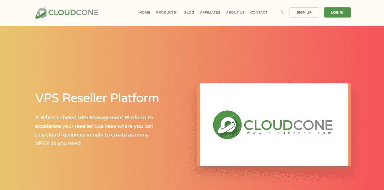 cloudcone vps reseller platform