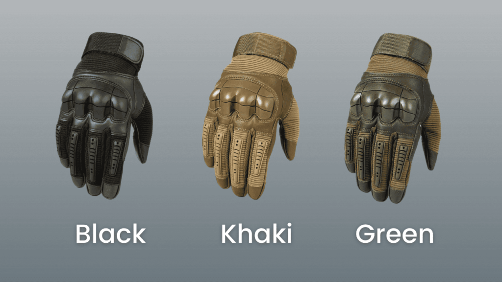 tactical gloves colors