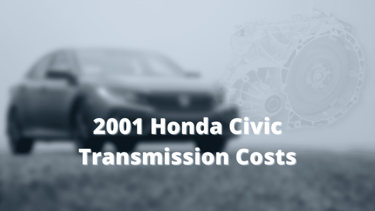 2001 Honda Civic Transmission Costs