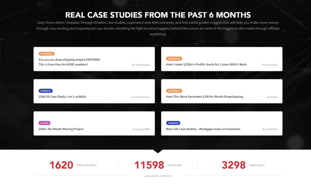 iAmAffiliate Case studies