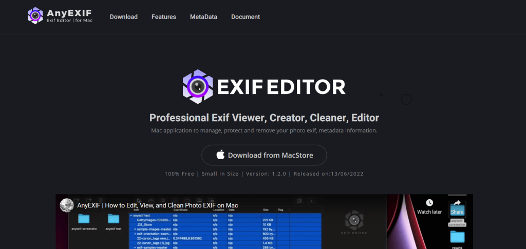 best exif editor for mac